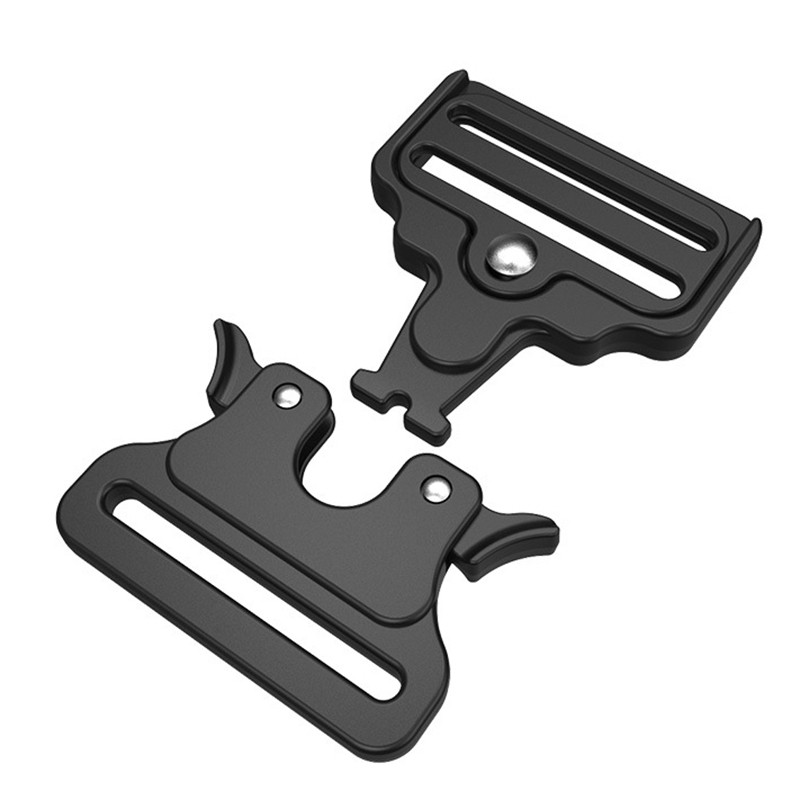 Tactical Quick Release Buckle Black for 50-52mm Webbing, Heavy Duty Belt Buckle