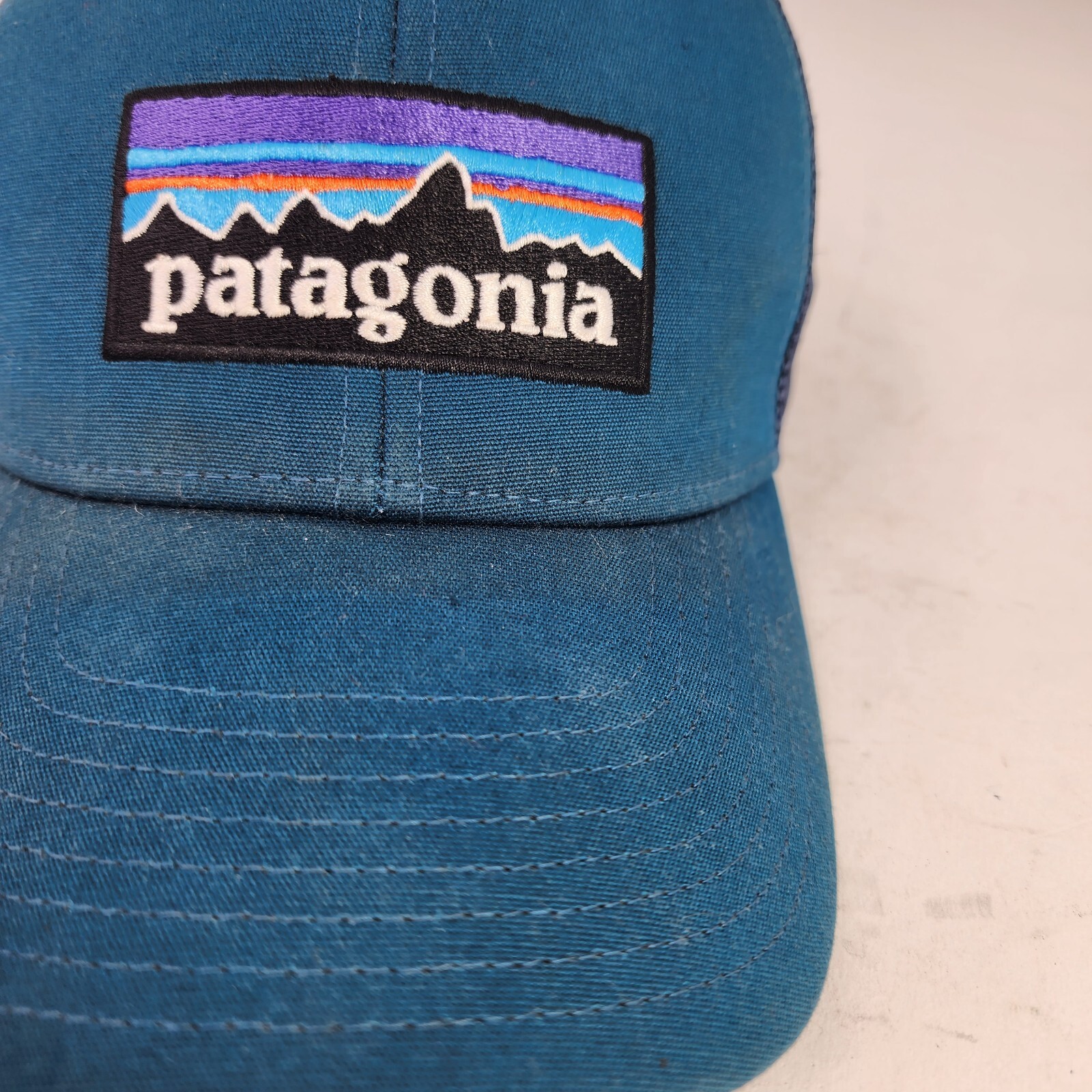 PATAGONIA P-6 logo Lopro Trucker Hat blue Snapback Mesh Cap hat outdoor