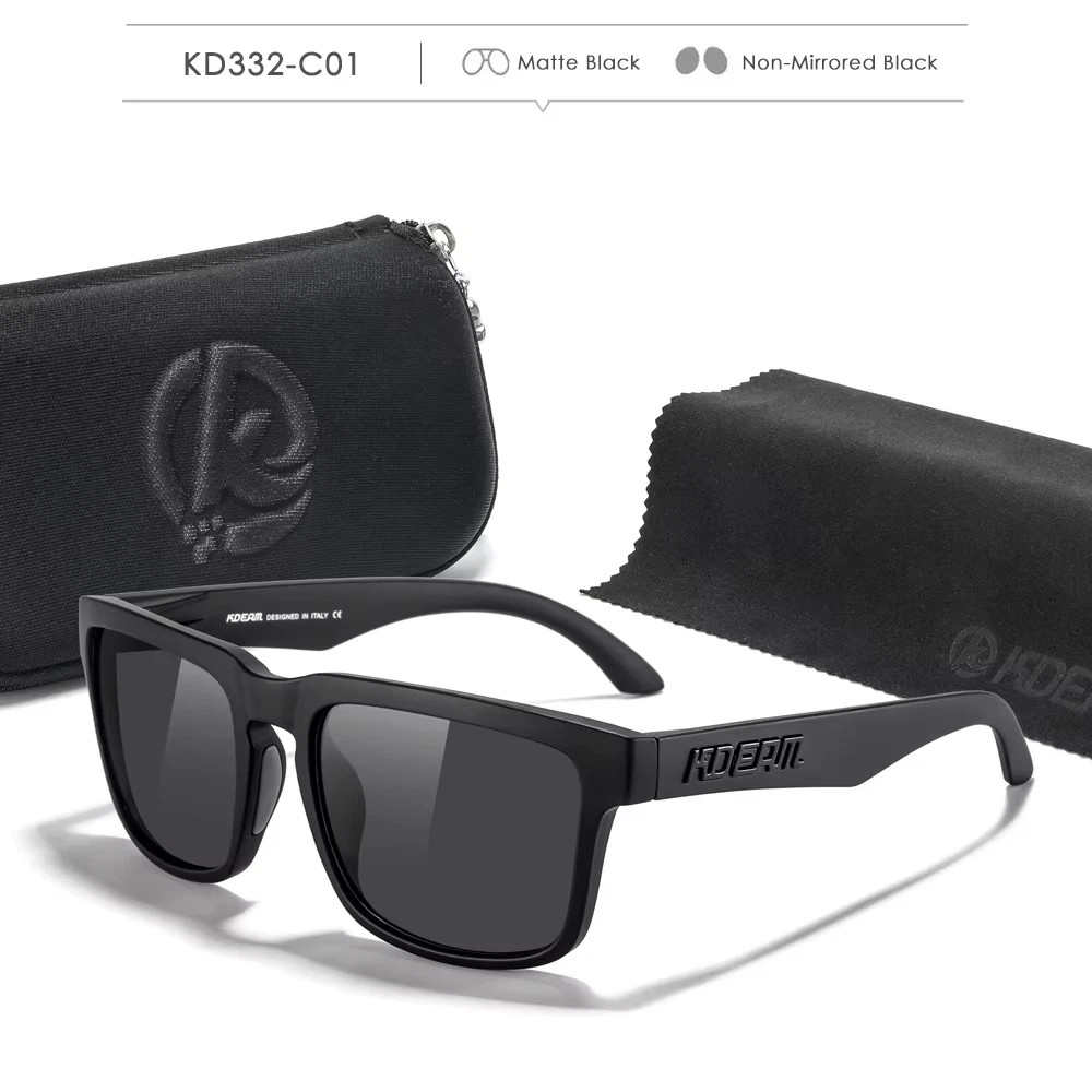 KDEAM Photochromic Polarized Sunglasses Men Women UV400 Sport Eyewear with Case