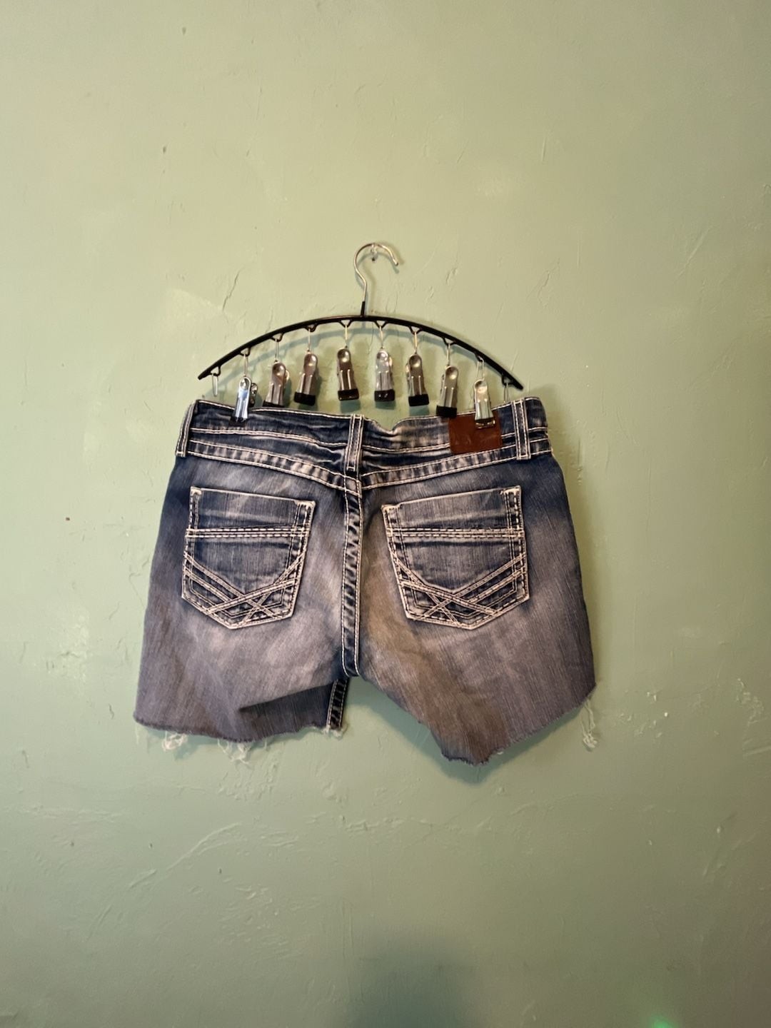 BKE Lowrise Cotton Sabrina Cut-Off Denim Shorts Size 29