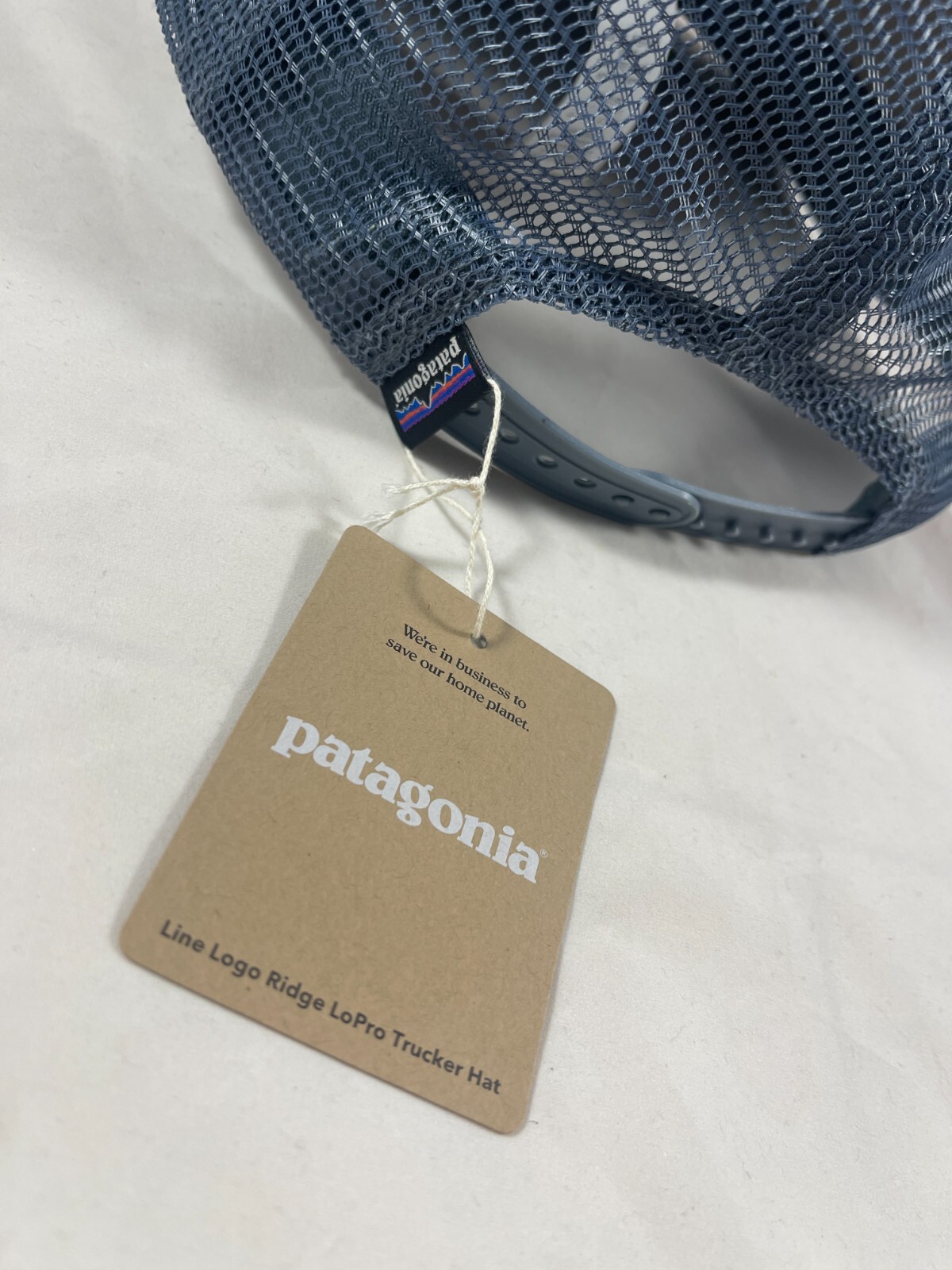 New Men Patagonia Line Logo Ridge Lopro Trucker Hat Cap Headwear Mesh Snapback