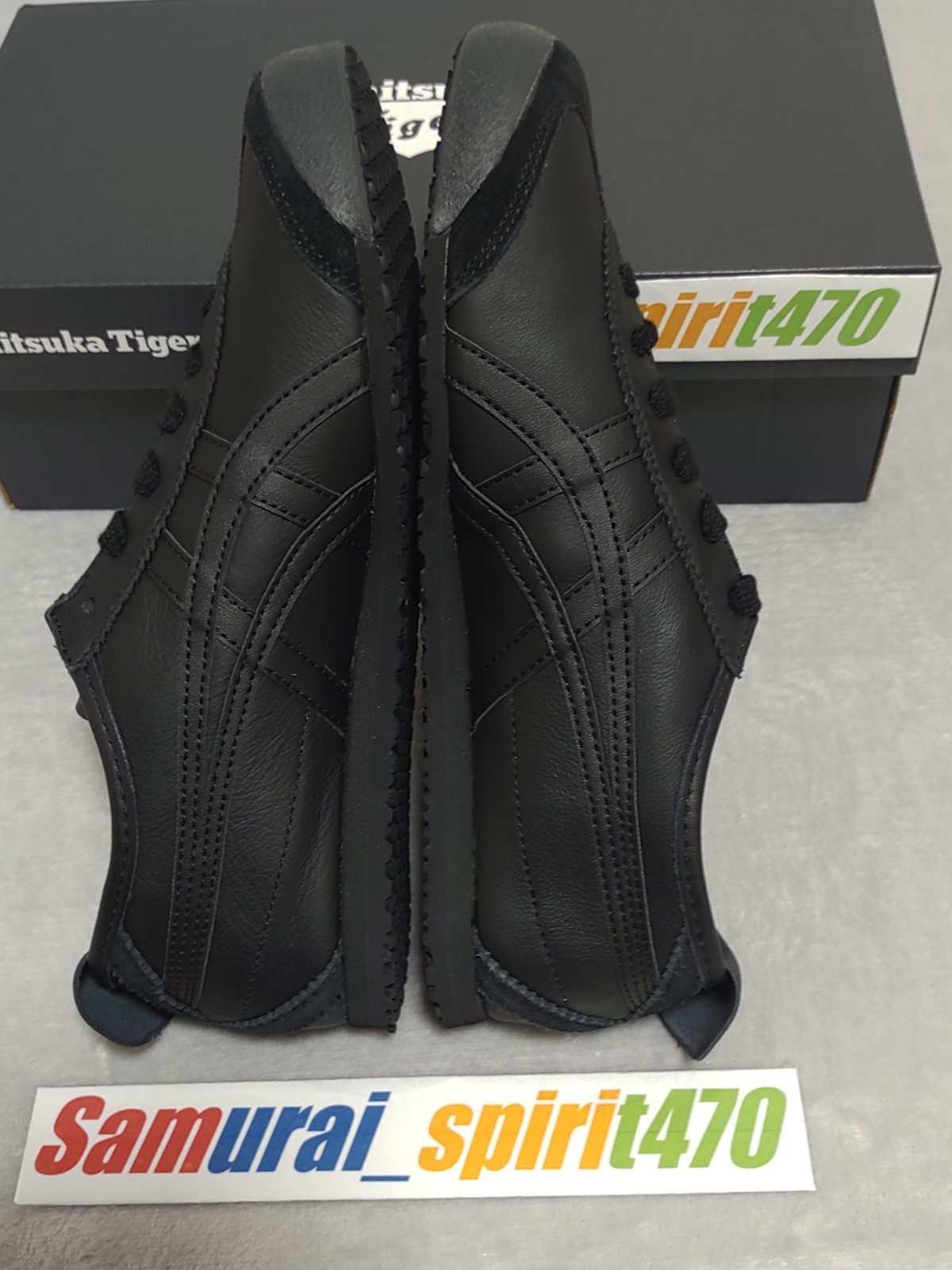 Onitsuka Tiger Genuine MEXICO 66 1183C102 BLACK /BLACK US Buyer No Import duties