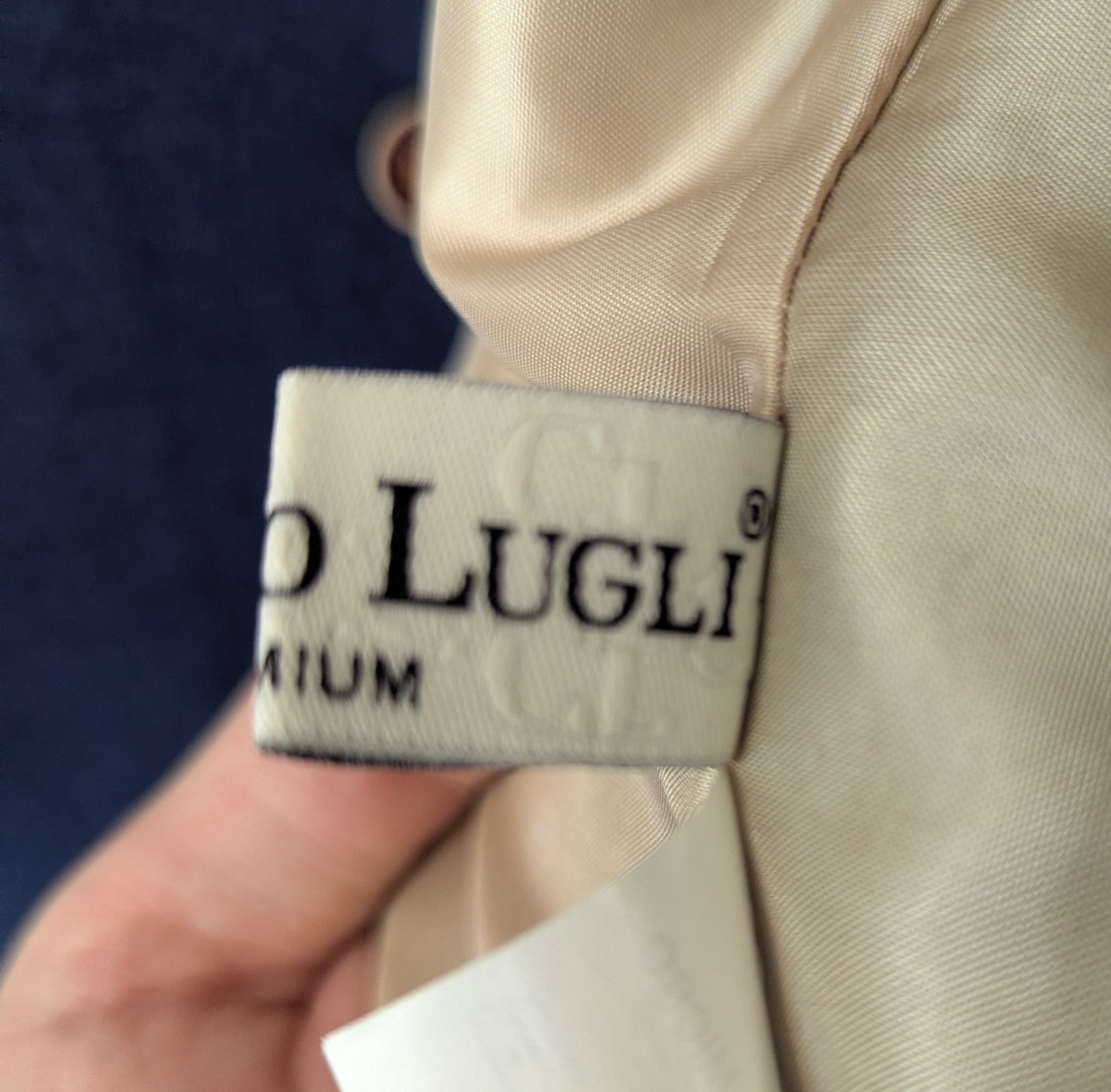 Claudio Luigi Vintage Waistcoat Blue 40″ Chest Back Pattern
