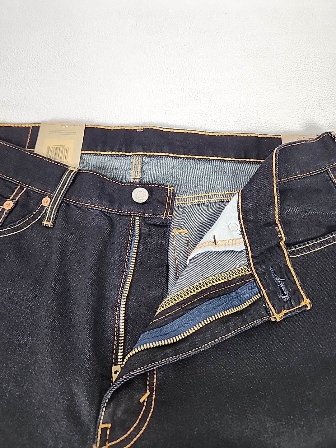 Levi’s 514 Regular Fit Zip Fly Straight Leg Denim Jeans 36X30 Men’s Black