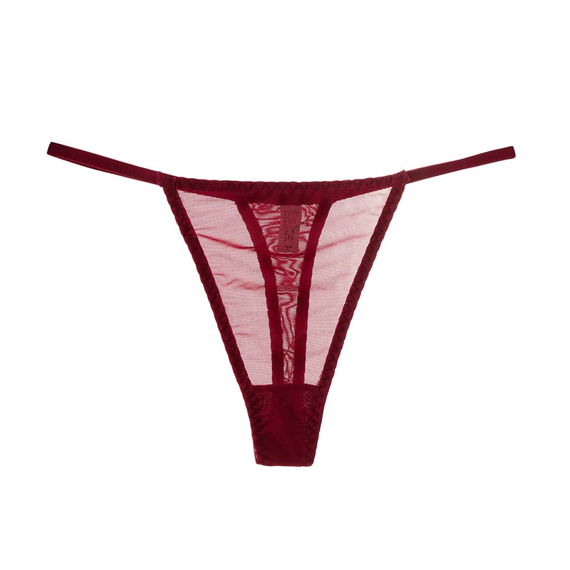 5 Pack Lot Sexy Womens Sheer Through Thongs Panties G string Briefs Underwear