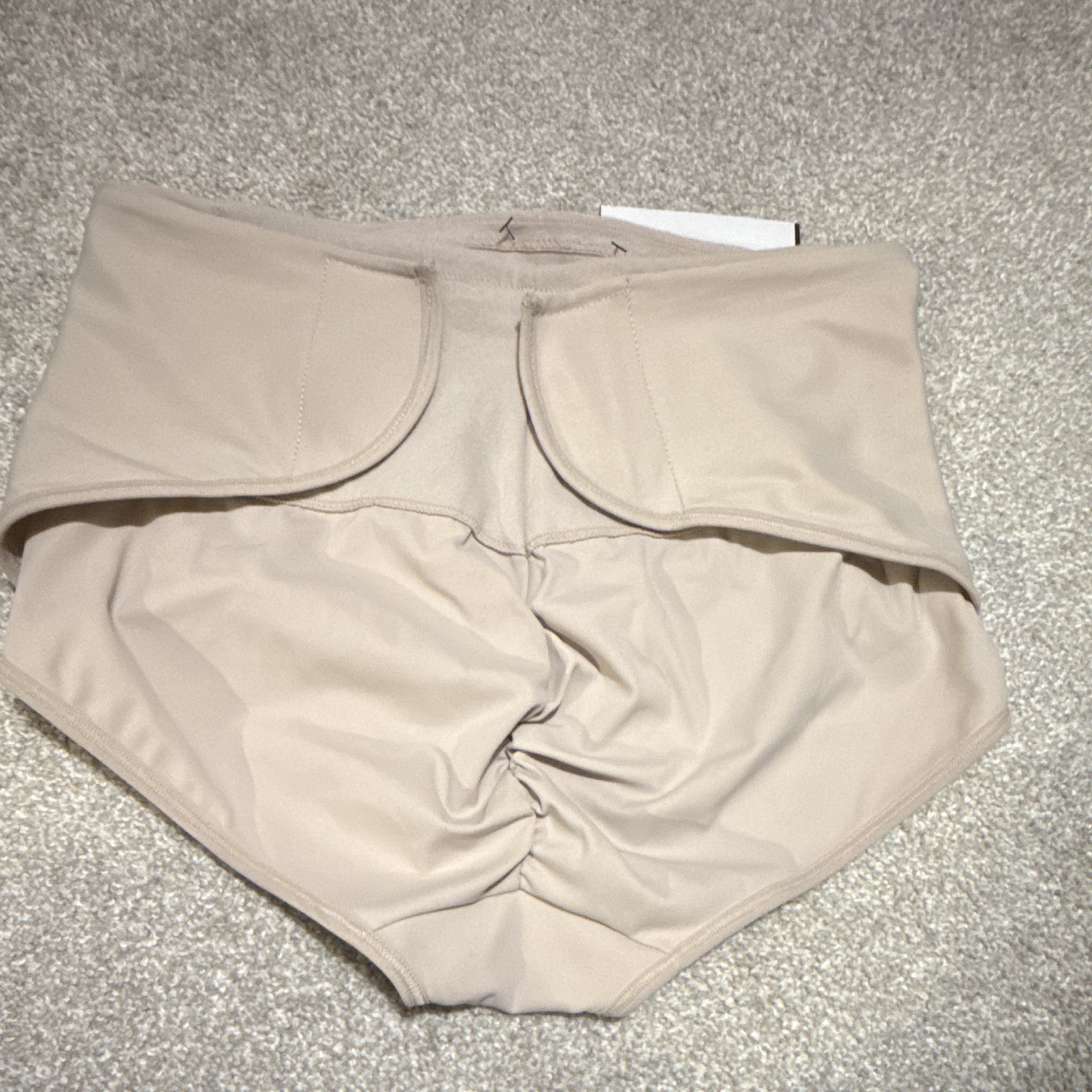 Leonisa High-Waisted postpartum panty Brief Firm Compression Adjustable Beige M
