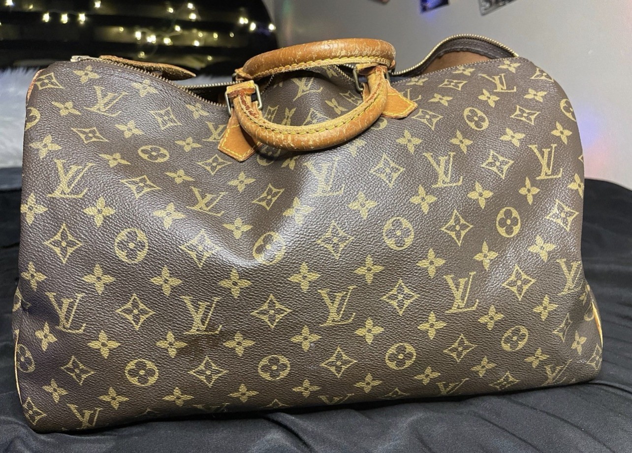 Louis Vuitton Speedy 40 Monogram Duffle Bag Travel