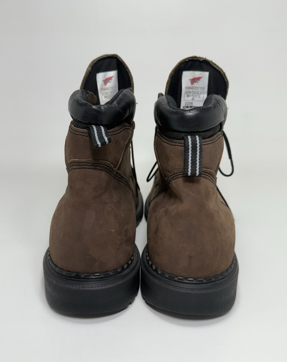 Red Wing Boots Style 2206 Size 13 E2 (EE) – 6″ Steeltoe Waterproof W/ Tuff Toe