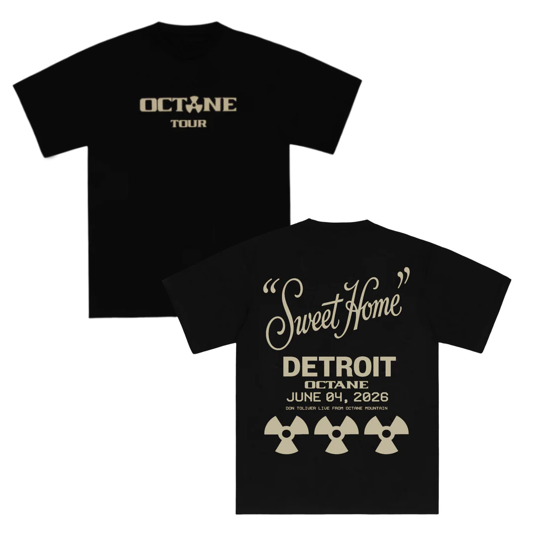 Don Toliver Merch – Octane “Sweet Home” Detroit On June 04, 2026 T-Shirt