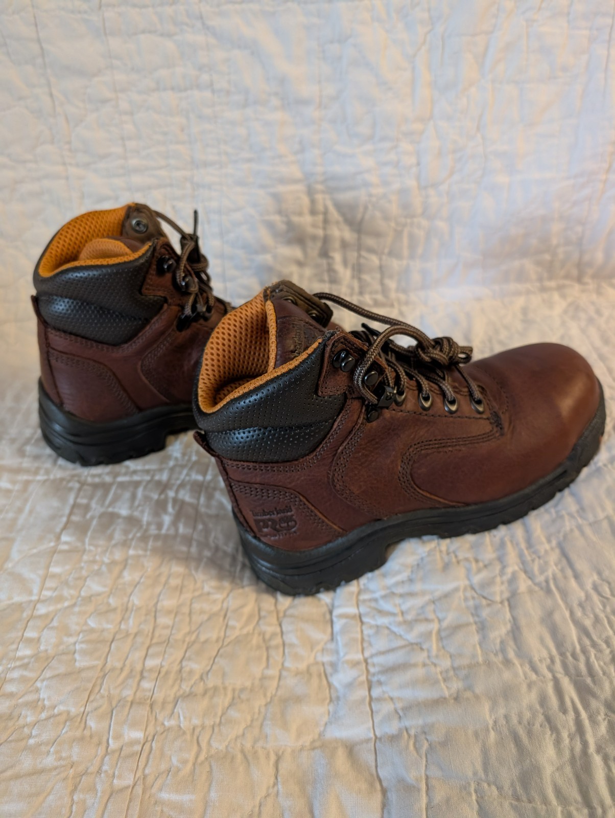 Timberland Pro Alloy Toe Work Boots Titan Women’s Size 5.5, Brown