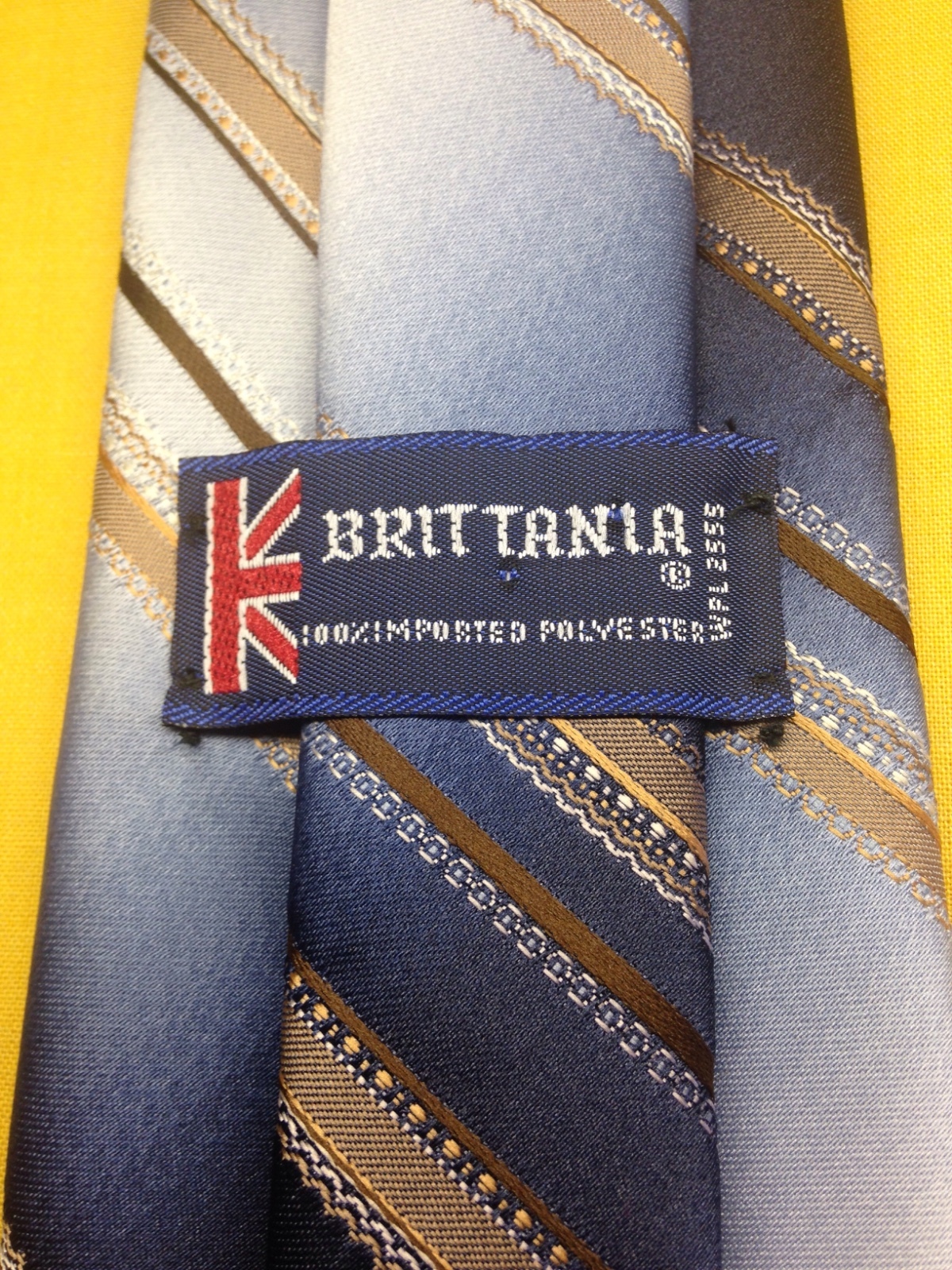 Men’s Brittania NeckTie Multi-Color Striped 3″ Wide Classic (57in-60in) Long