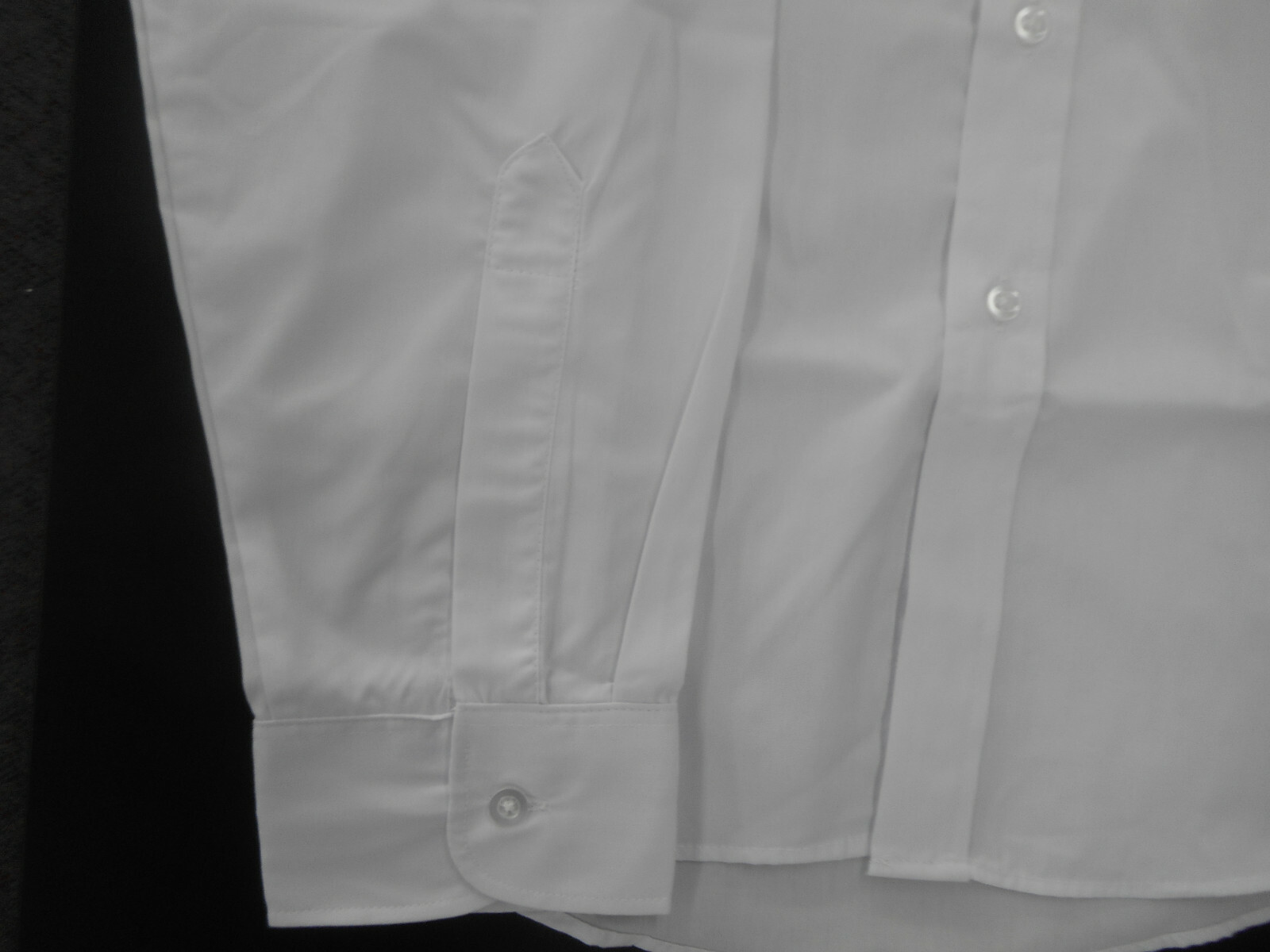 Men’s A+ White Long Sleeved Dress/Casual Dress Shirt Sizes Small – 4XL
