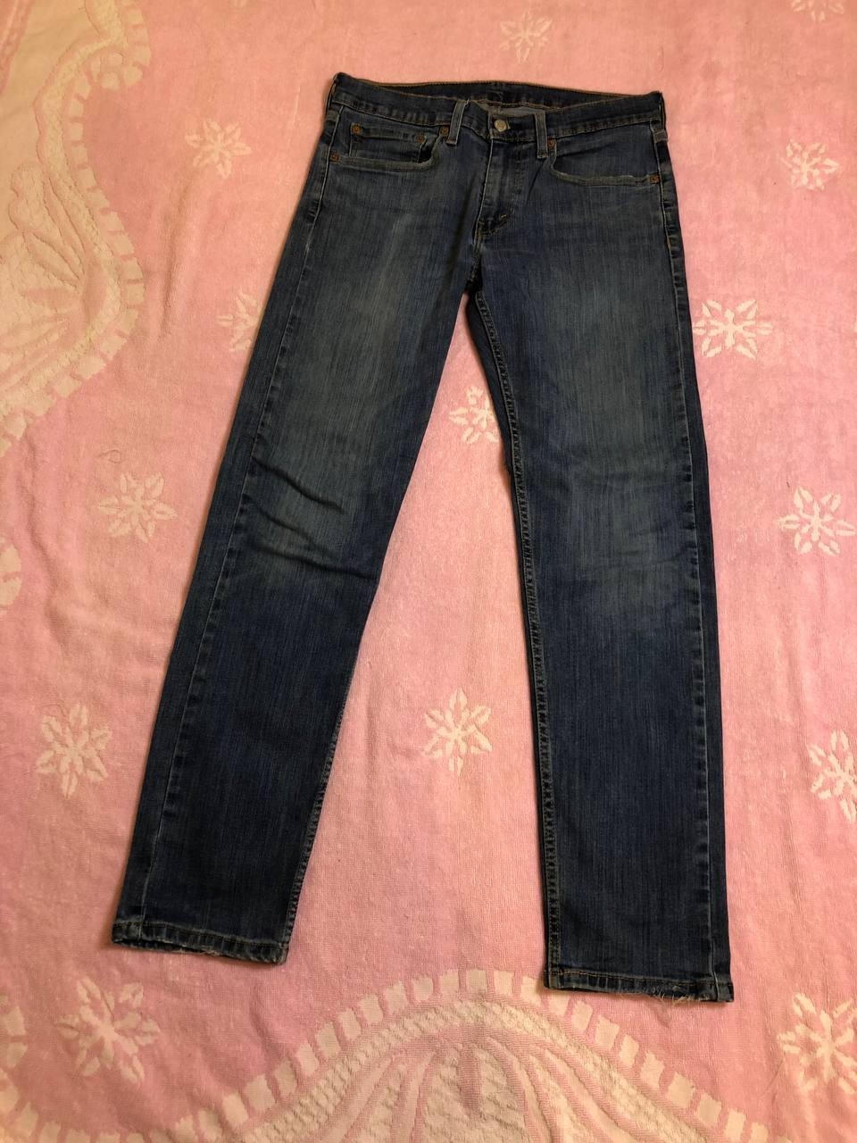 Levi s 502 Stretch Denim Jeans 31X32 Indigo Men