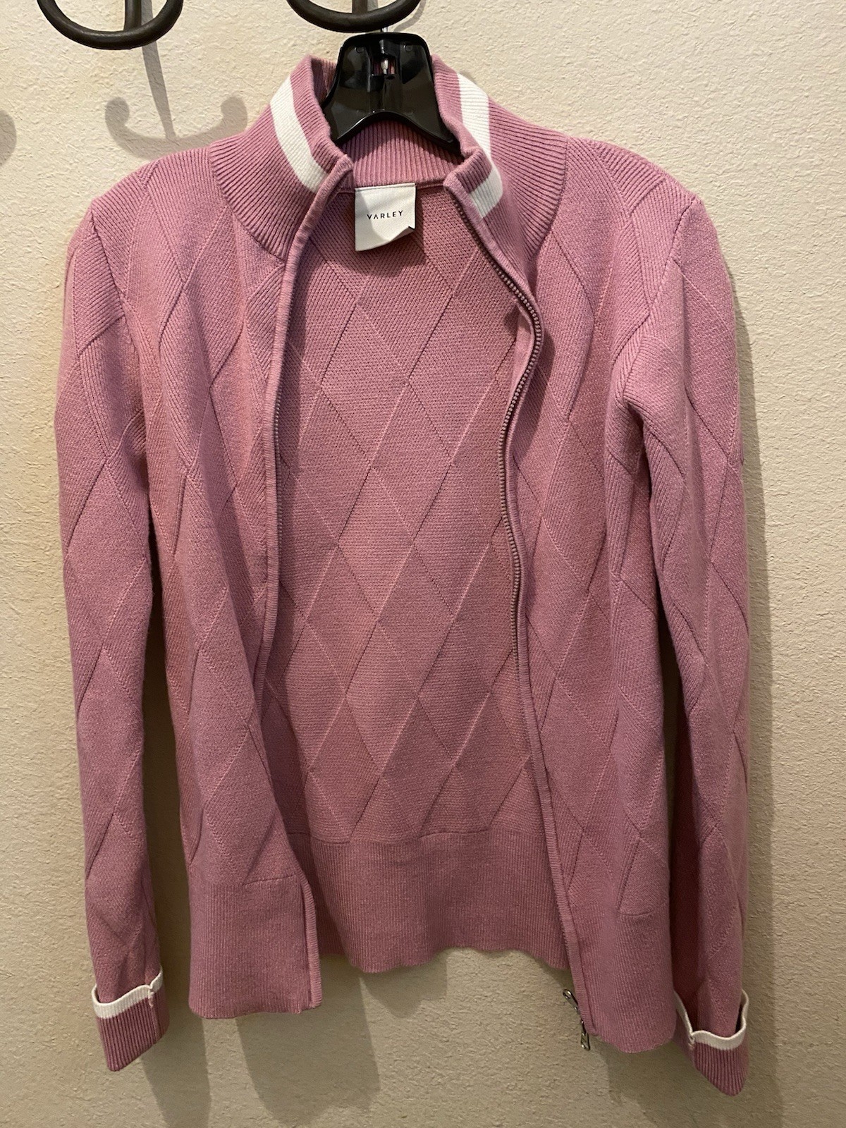 Varley Barthe Zip Through Knit Jacket Size XS