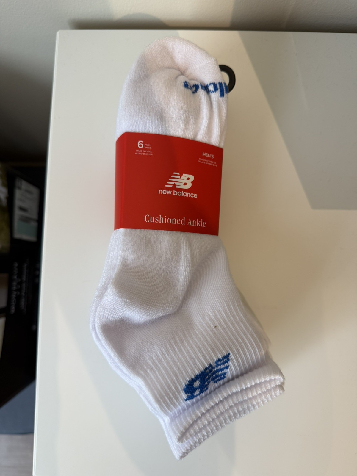 New Balance Mens Active Cushion Ankle socks Arch support SZ 8-12.5 -6 Pairs