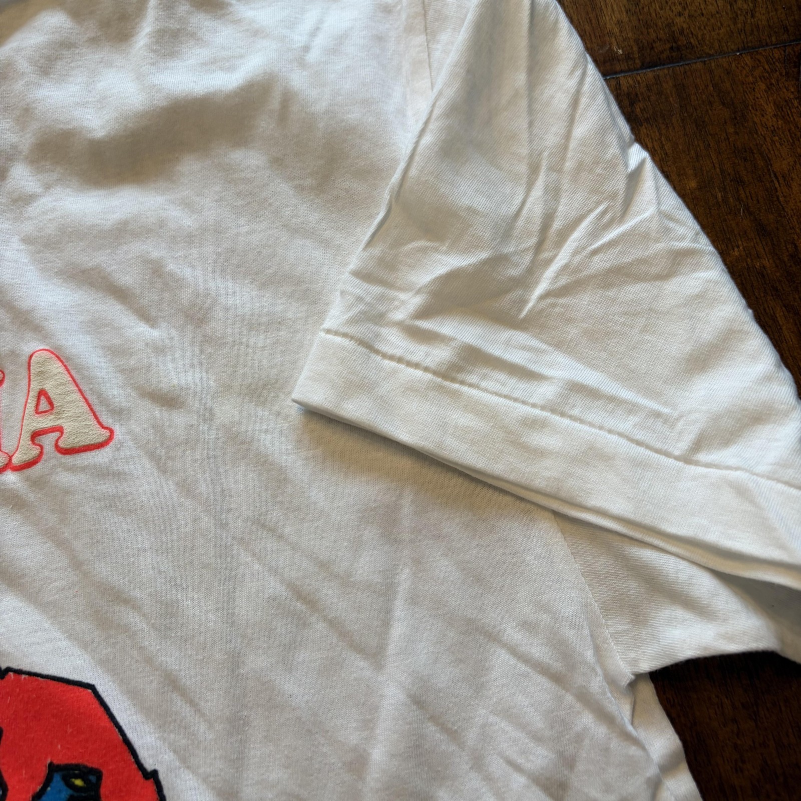 Vintage BYC California Map Shirt Mens XL White Surfing Bear Graphic Tee T-Shirt