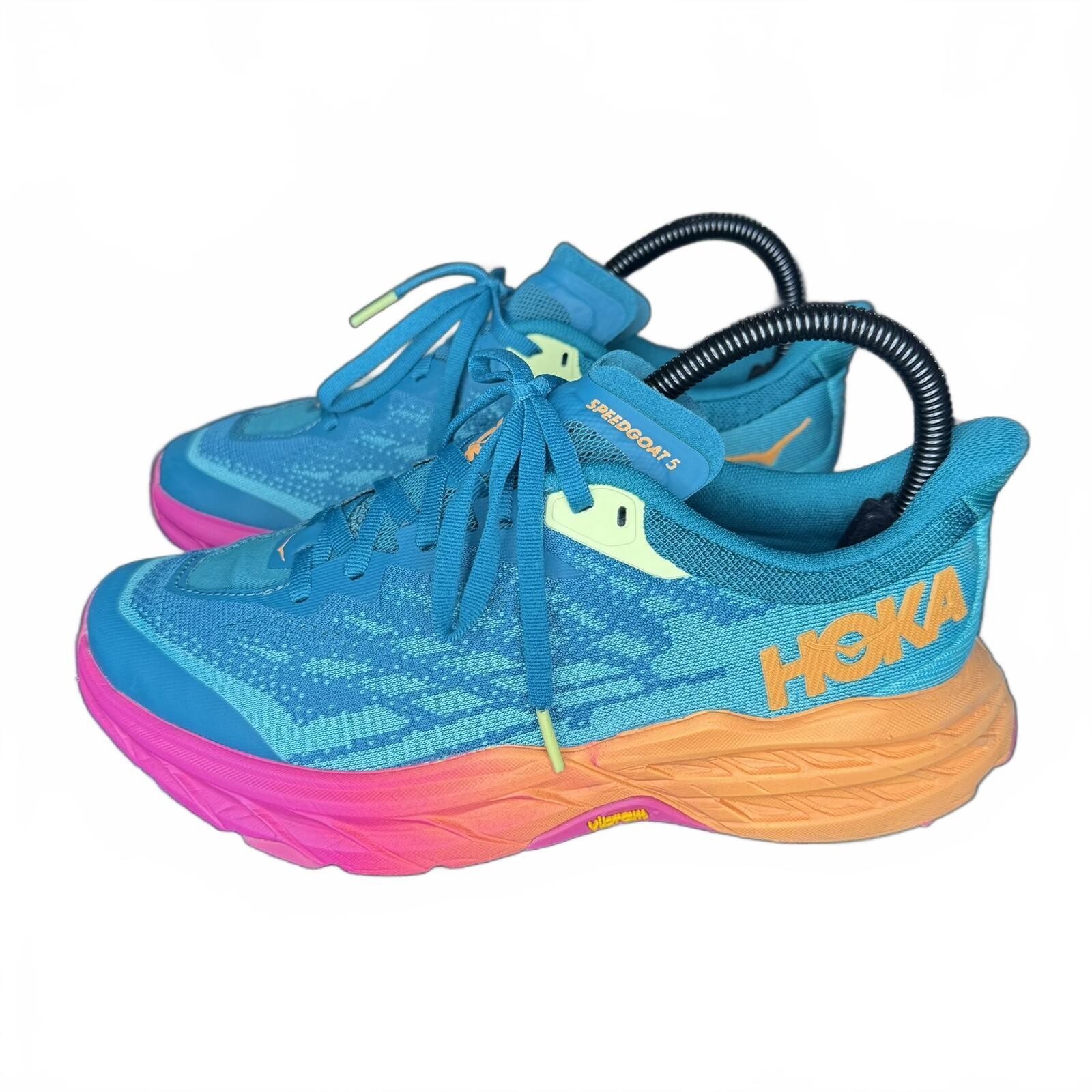 Hoka Women’s Speedgoat 5 Running Shoes Deep Lake Ceramic Sz 6