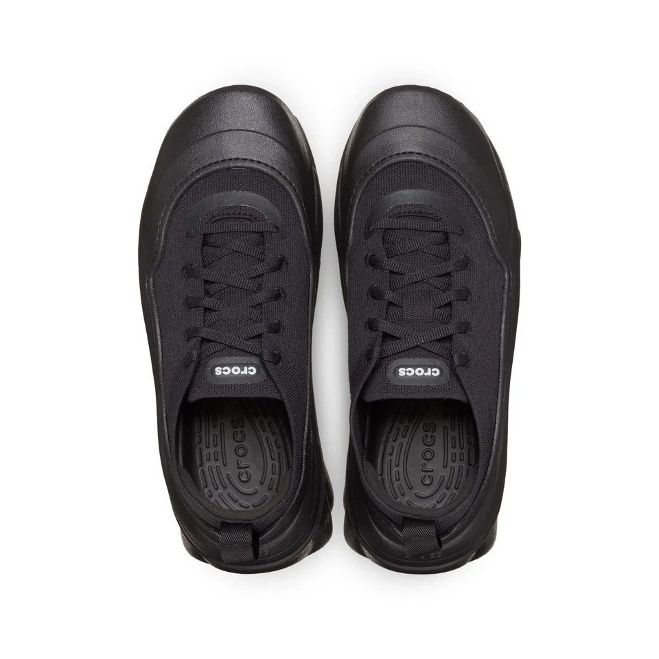 CROCS MENS ECHO SURGE TRUFFLE /MULTI SLIP ON SHOES unisex black
