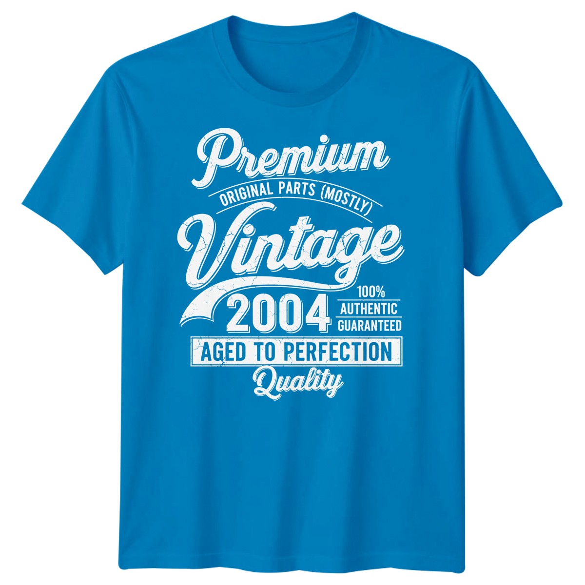 Premium Original Parts Mostly Vintage 2004 Classic 22nd Birthday Mens T-Shirt
