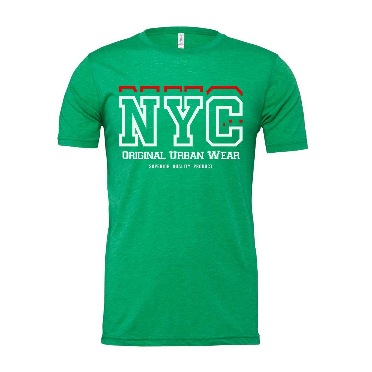 Unisex NYC Graphic Tee With Original Urban Wear Logo And Superior Quality Print