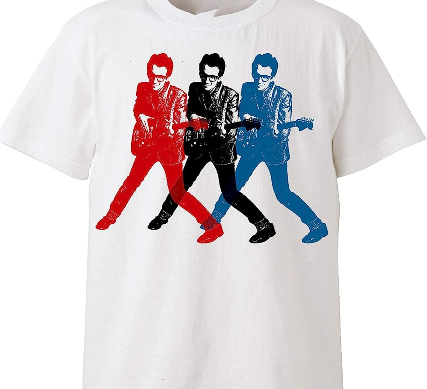 Elvis Costello Guitar Many Color Cotton T Shirt Full Size S-5XL
