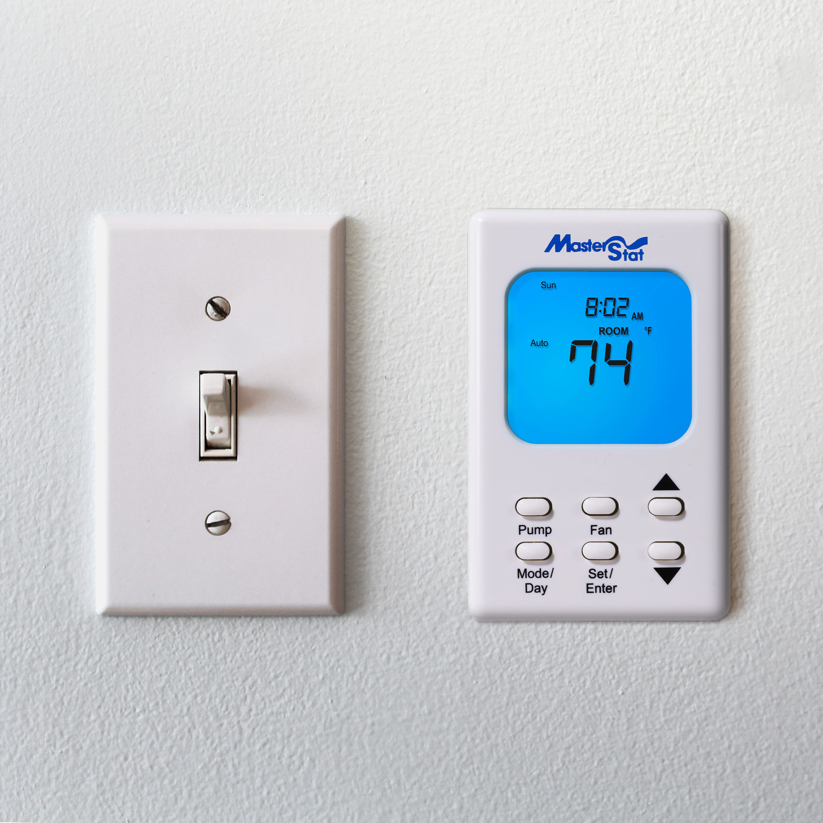 MasterCool Plastic Evaporative Cooler Thermostat wall switch|16653