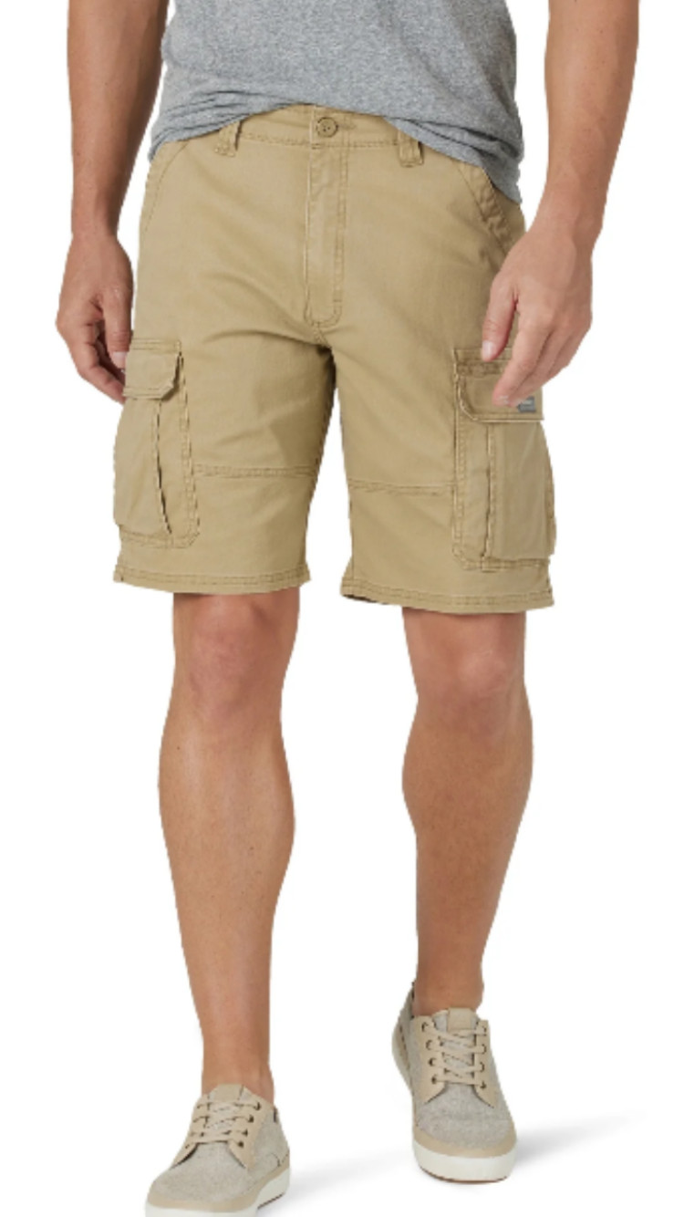 Mens Wrangler 5-Star Cargo Shorts w/ Stretch CAMO Above Knee CHOOSE COLOR & SIZE