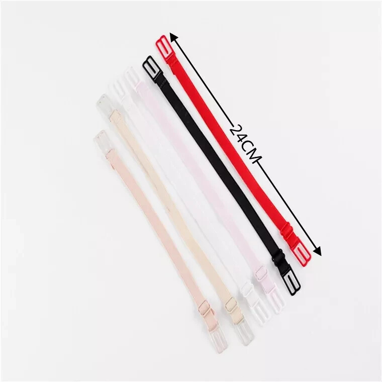 3pc Bra Strap Holder Nonslip Elastic Adjustable Band Strap Racer Back Clip Women