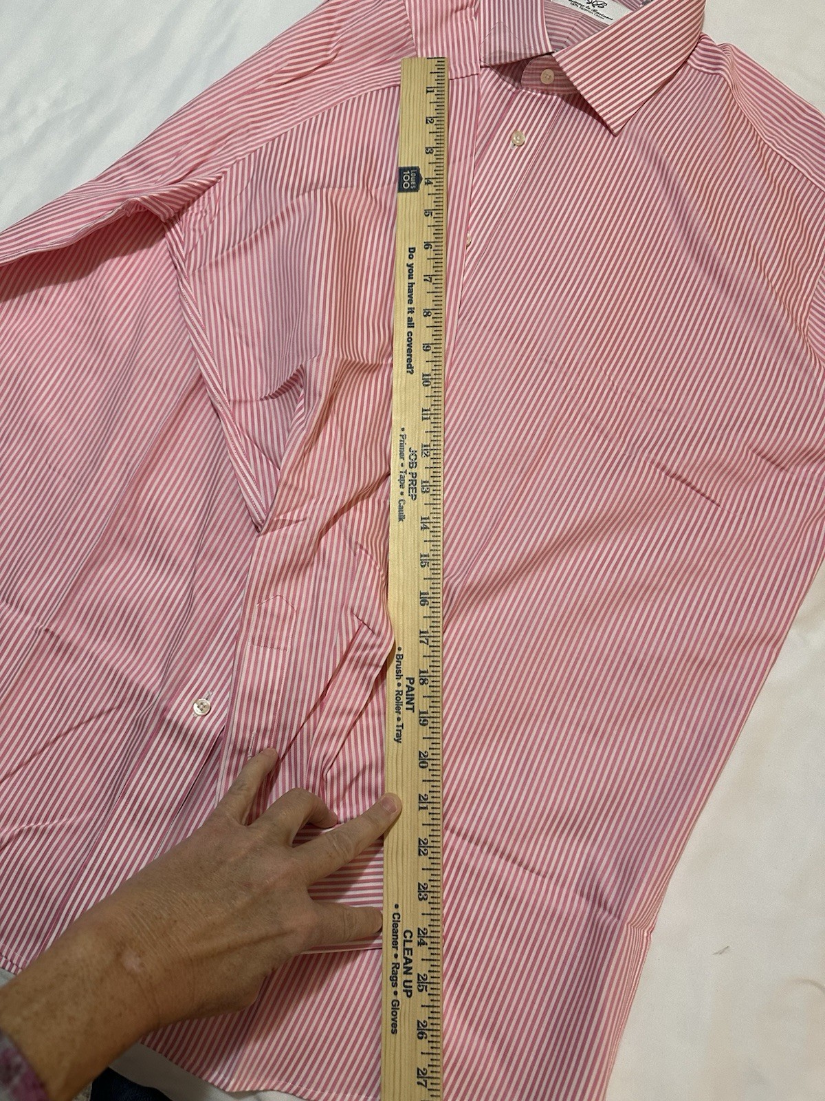 NWOTs Business to Business Men’s Dress Shirt 45-17 3/4-36/37 Long Sleeve Striped