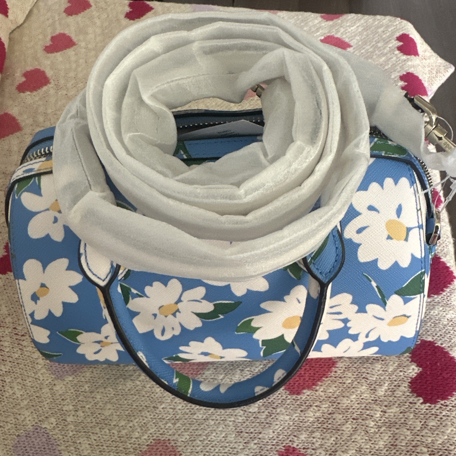 Kate Spade Madison Tide Pool Charming Daisy Small Duffle
