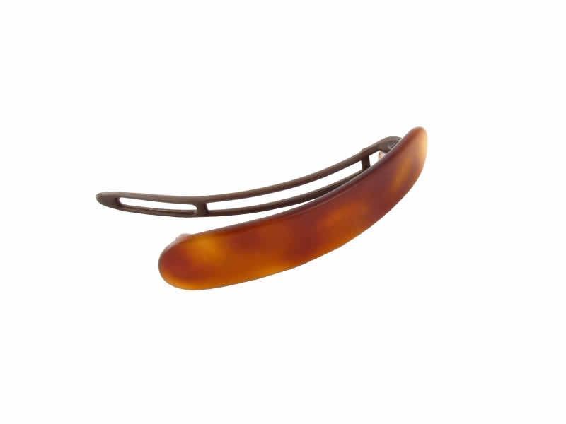 Speert Authentic Hand Made Swiss European Barrette Style 412 Tortoise Brown Gold