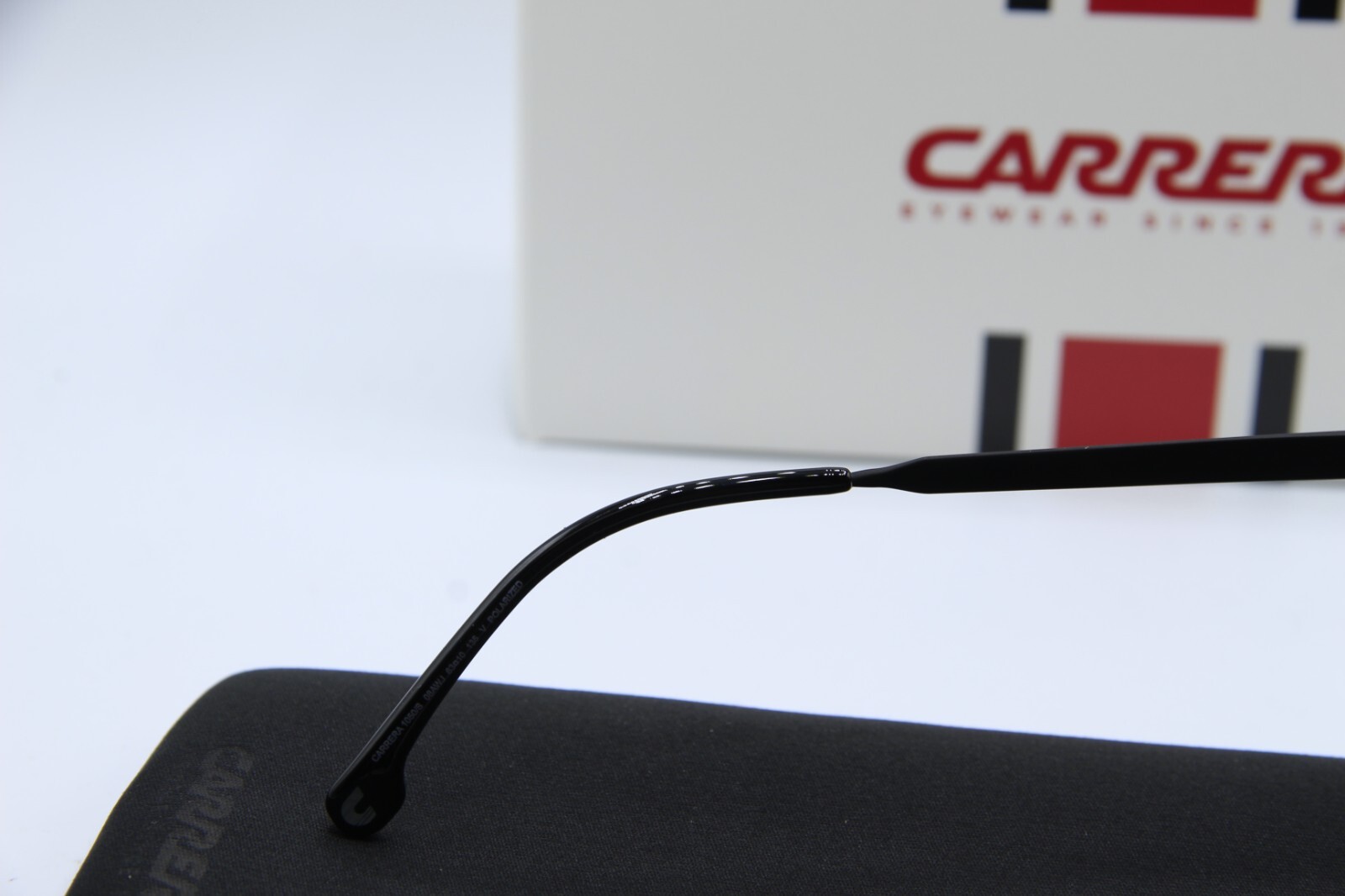 NEW CARRERA 1050/S 08AWJ POLARIZED BLACK AUTHENTIC SUNGLASSES W/CASE 63-10 K1