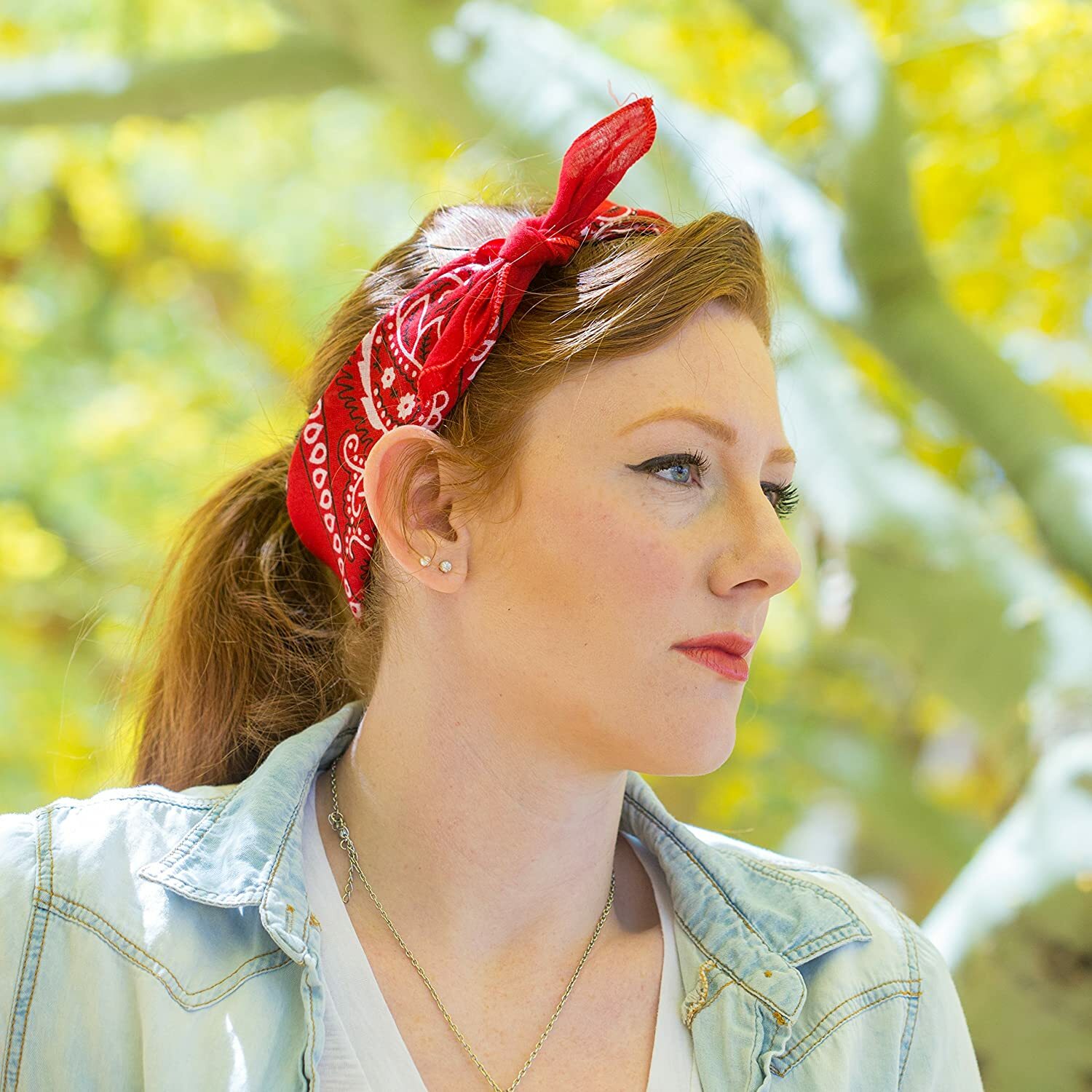 Bandana Paisley Print 100% Cotton Scarf Head Wrap Neck Headband