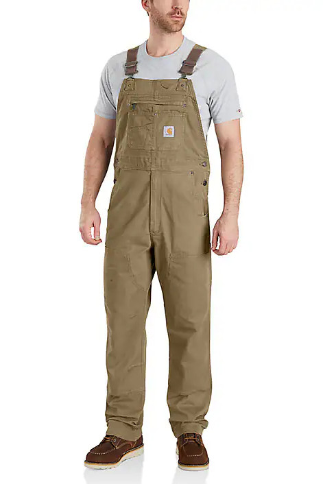 Carhartt Men’s Rigby Bib Overall Work Clothing Regular Size – No Import Fee