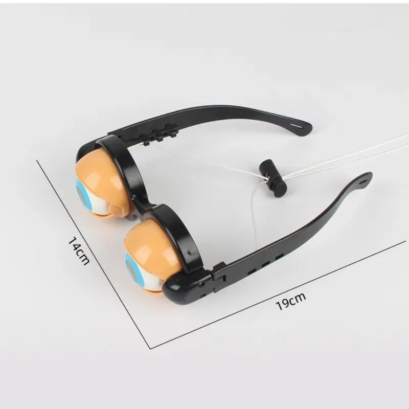 Crazy Eye Blink Funny Glasses Kids Party Eyewear Dropping Eyeball Creative Prank