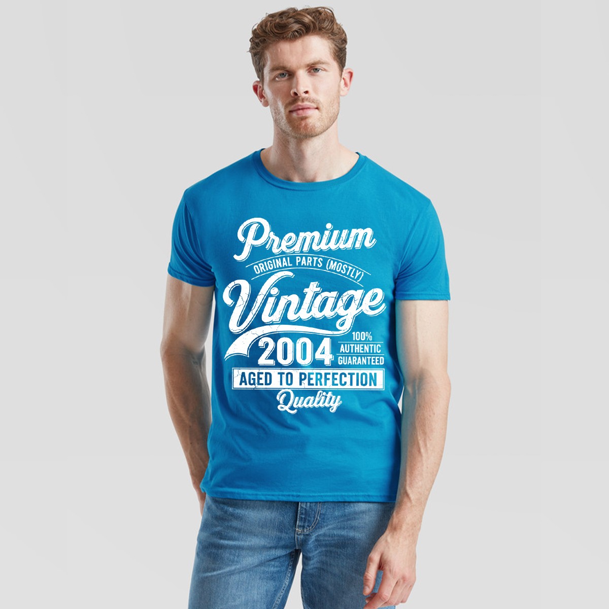 Premium Original Parts Mostly Vintage 2004 Classic 22nd Birthday Mens T-Shirt