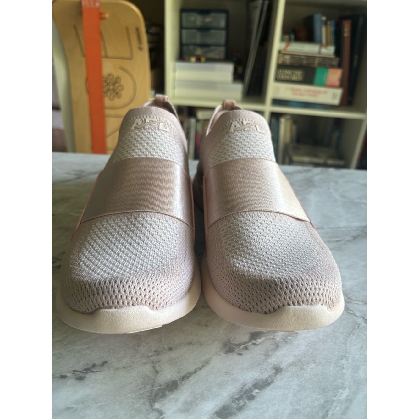 APLWomen’s Tech Loom Bliss Slip-On Sneakers in Blush Pink Size 8