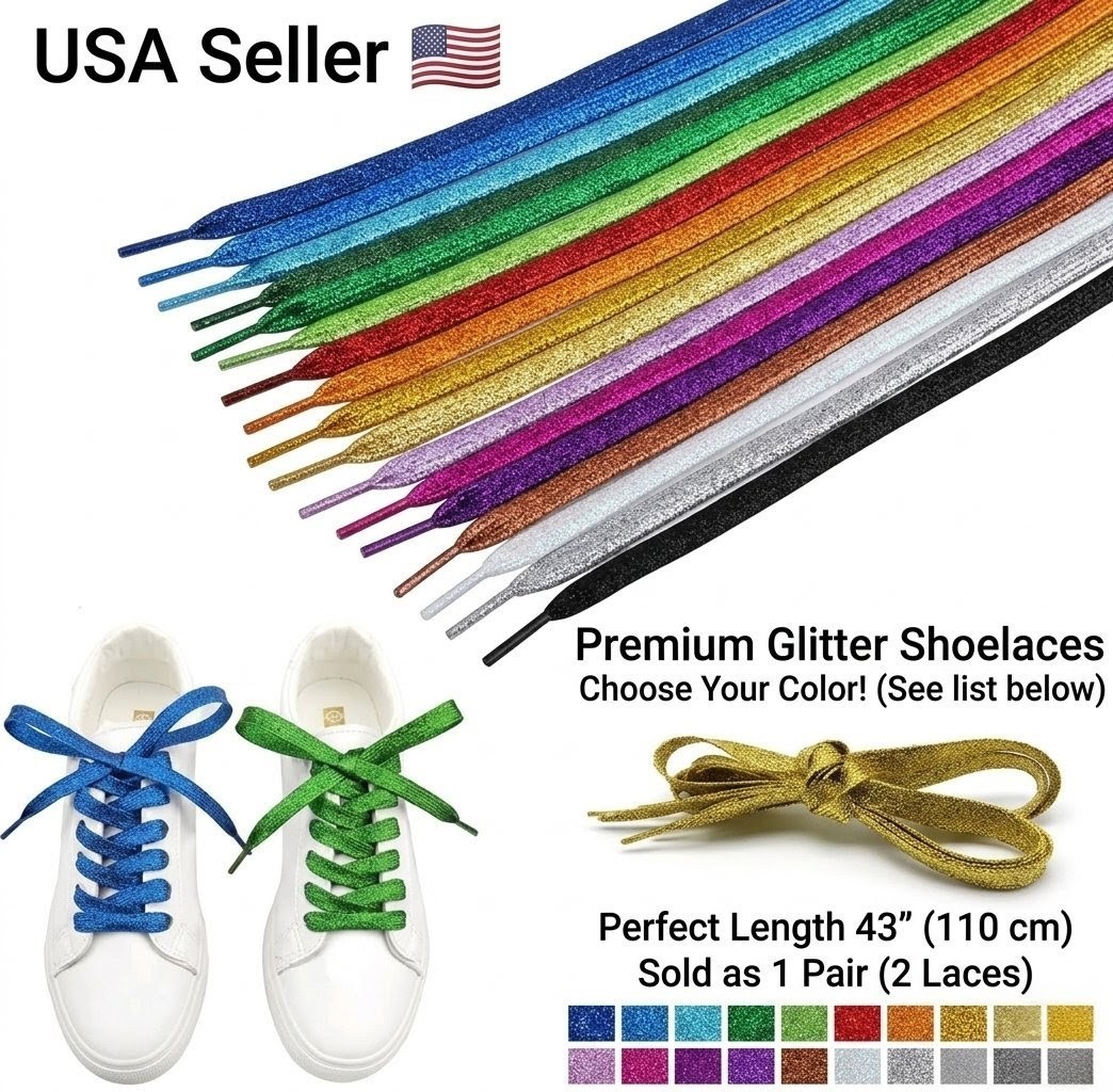 1 Pair Colorful Laces Multicolor Gradient Print Flat Canvas Shoe Lace Shoes 47″