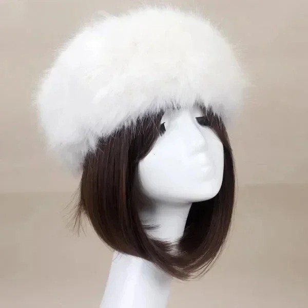 Women’s Russian Faux Fluffy Fox Fur Hat