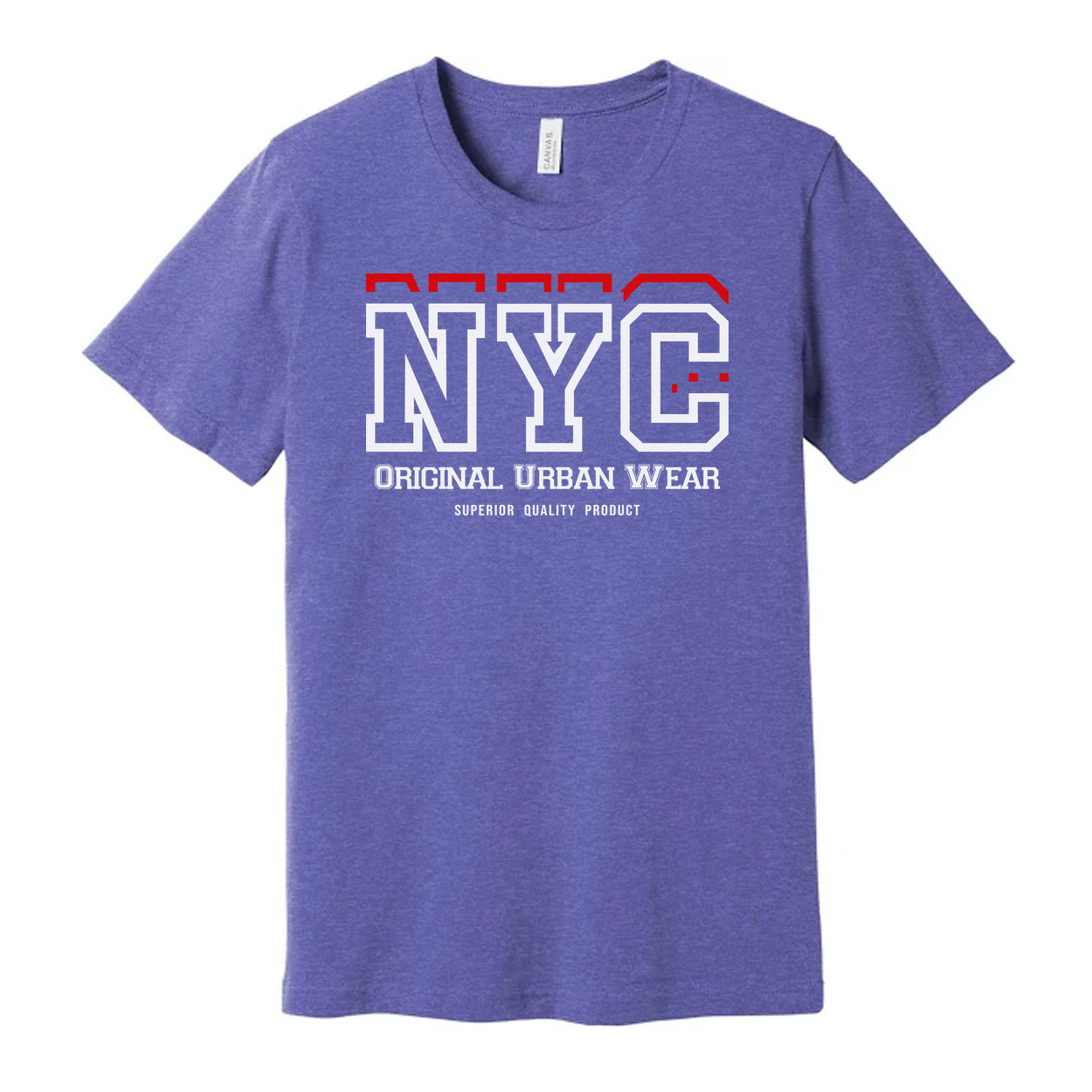 Unisex NYC Graphic Tee With Original Urban Wear Logo And Superior Quality Print