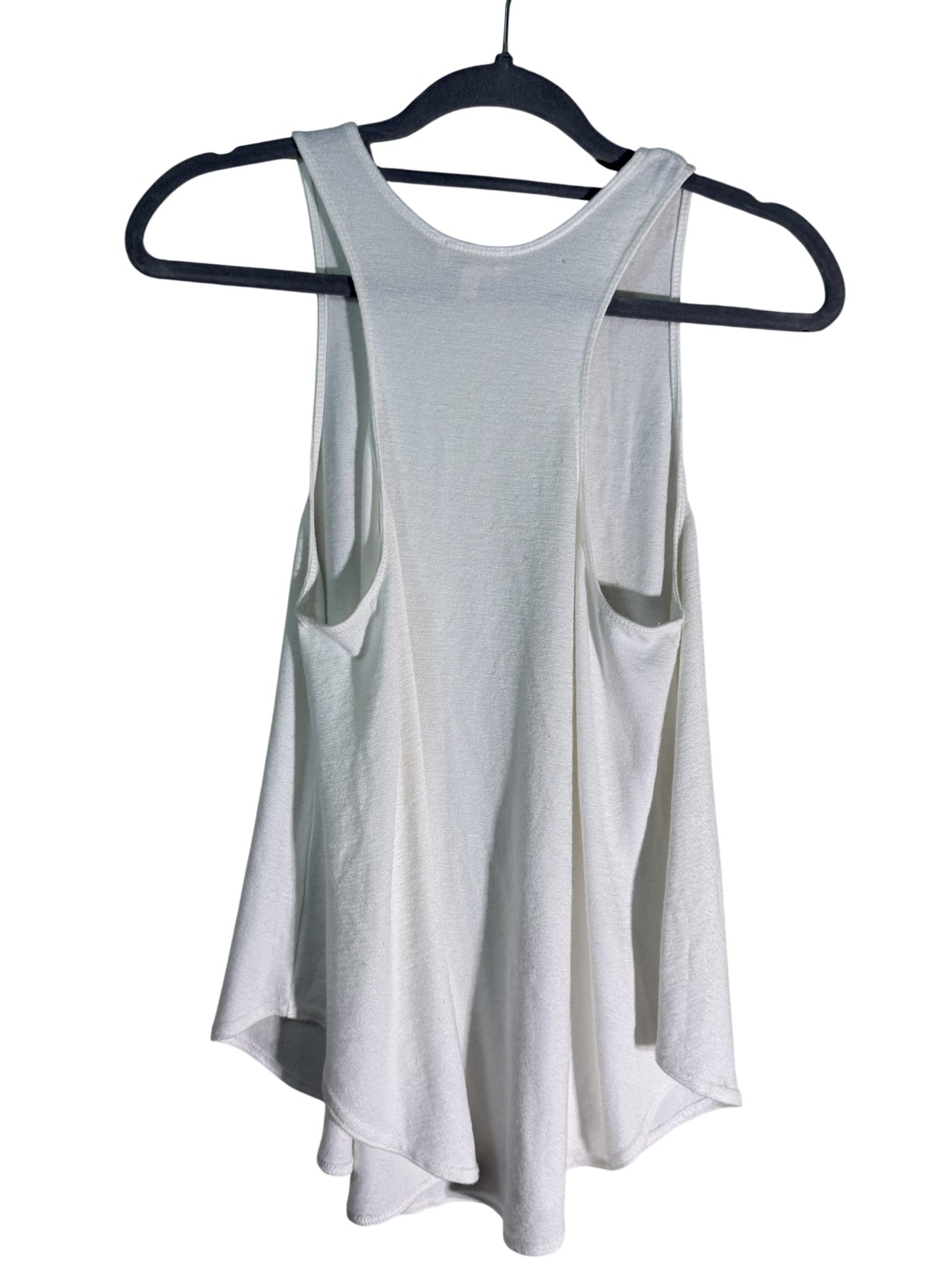 Wilfred Free Aritzia White Racerback Flowy Tank Top Large