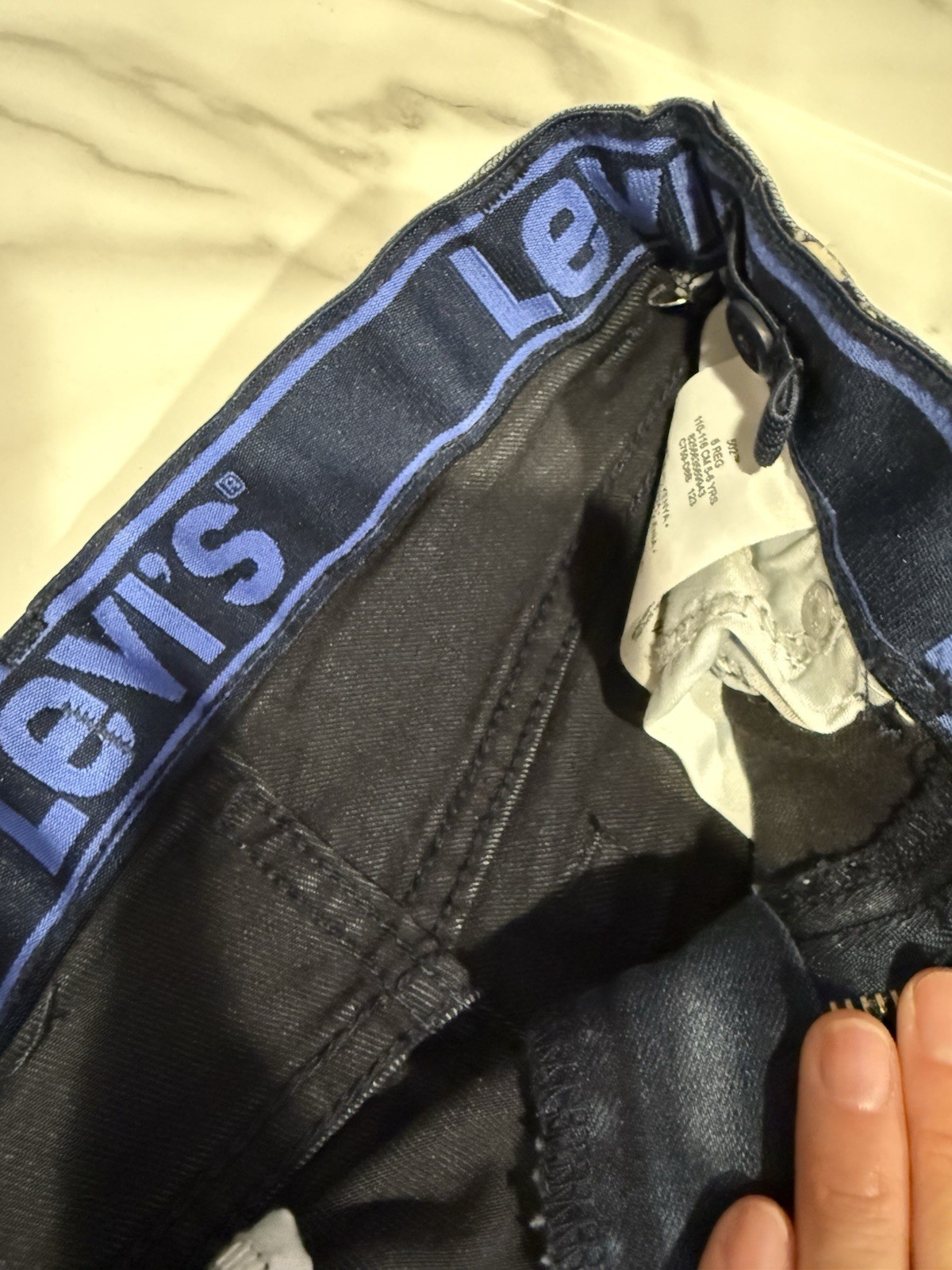 Boys Children’s Levi’s 511 Jeans Slim Fit 6 Regular Denim Zip Adjustable Waist