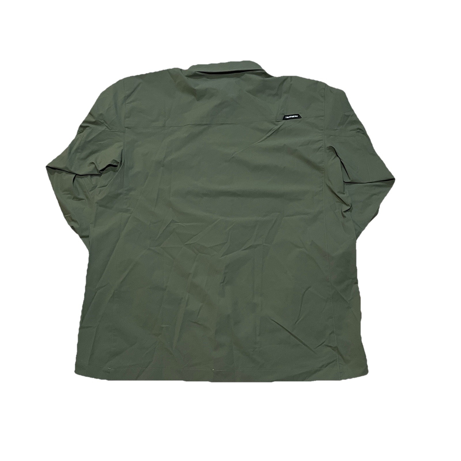 Truewerk Cloud Shirt Men’s Sz XL Green Long Sleeve Work Snap Button