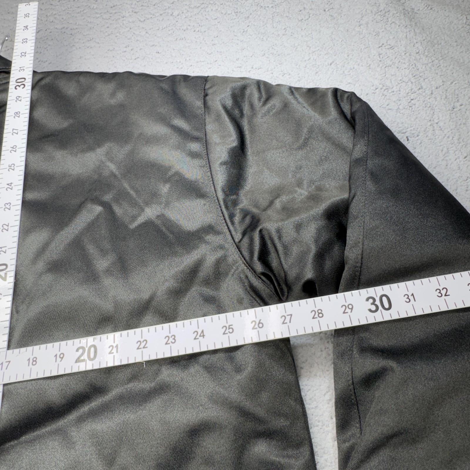 Alpha Industries Jacket Mens 46 Black Puffer Military Tactical Coat USA Made