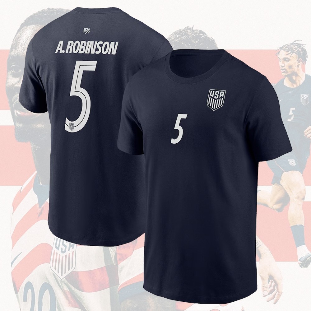 HOT! USA Team Name and Number Player Perfect Gift For True Fan Tee