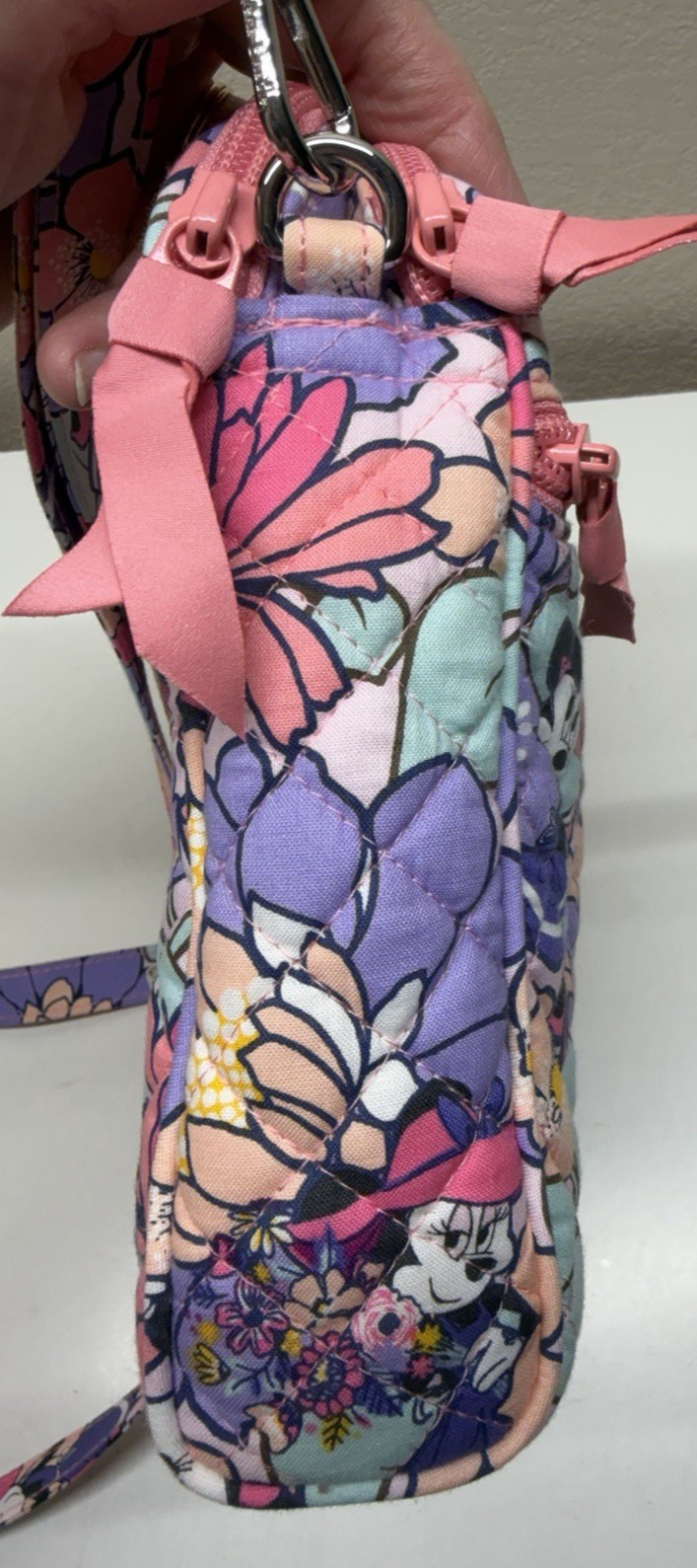 NWOT Vera Bradley Disney Minnie’s Garden Party Triple Compartment Crossbody Bag