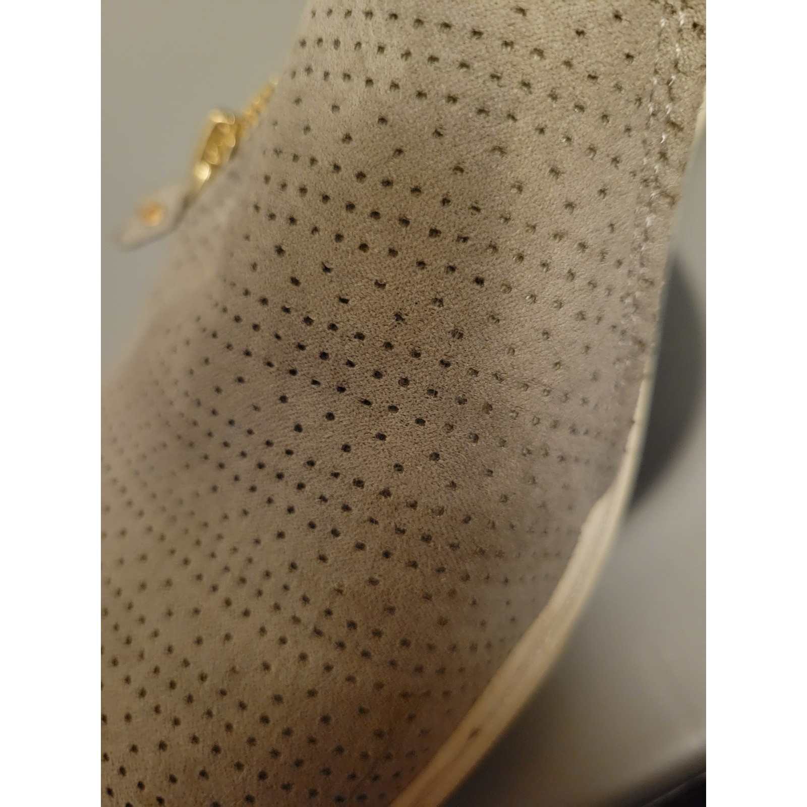 Dr. Scholls BE FREE Grey Perforated Slip On Sneakers Side Zip Flats Womens 721