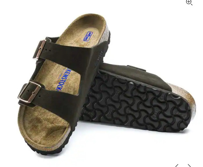 Birkenstock Arizona Soft Footbed Suede Leather Sandals Taupe/Mocha/Black/Mink