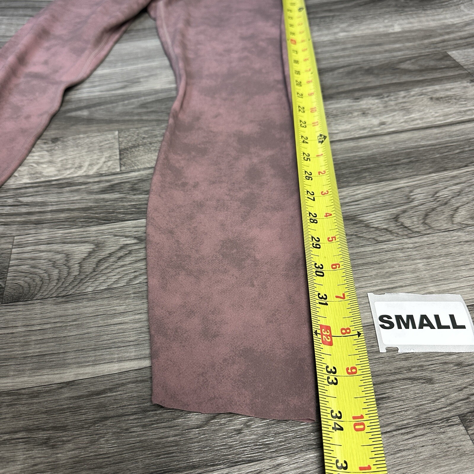 Nike Zenvy Womens High-Waisted 7/8 Leggings Sz S Gentle Support Mauve FN4167-208