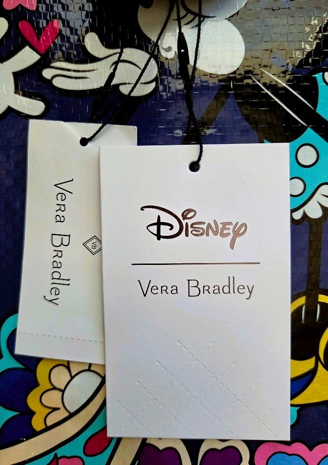 Vera Bradley NWT X Disney Limited Edition Sensational Six Paisley Market Tote Ba